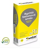 WEBER weberbat beton R - suchá rychletvrdnoucí betonová směs 25kg WEBER weberbat beton R - suchá rychletvrdnoucí betonová směs 25kg